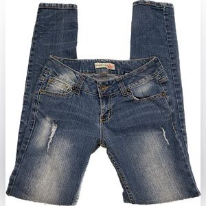 Paris Blues Jeans | Faded Wash Skinny Jeans Size 5